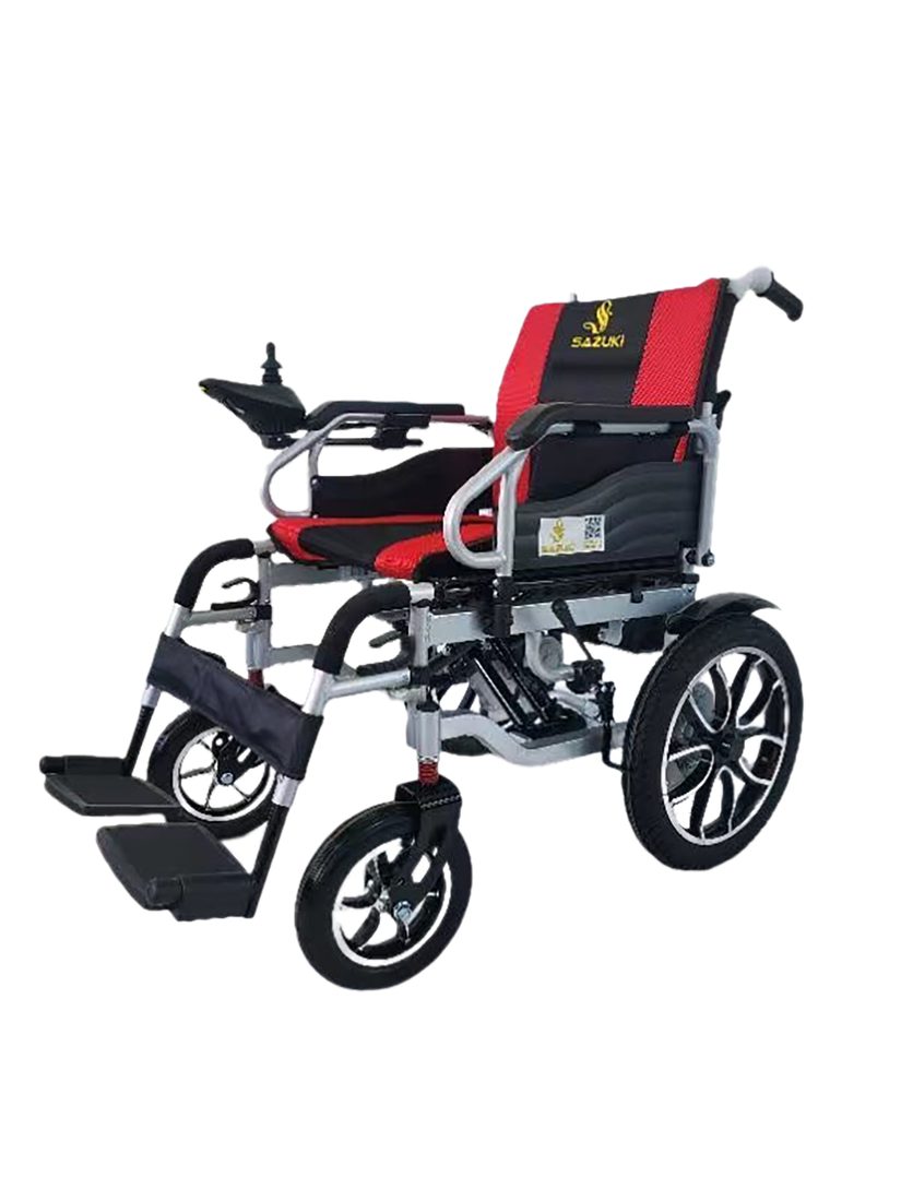 Xe lăn điện dòng tiêu chuẩn tại 3T Mart: cần gạt điều khiển, không ngả nằm, phù hợp đi lại hằng ngày